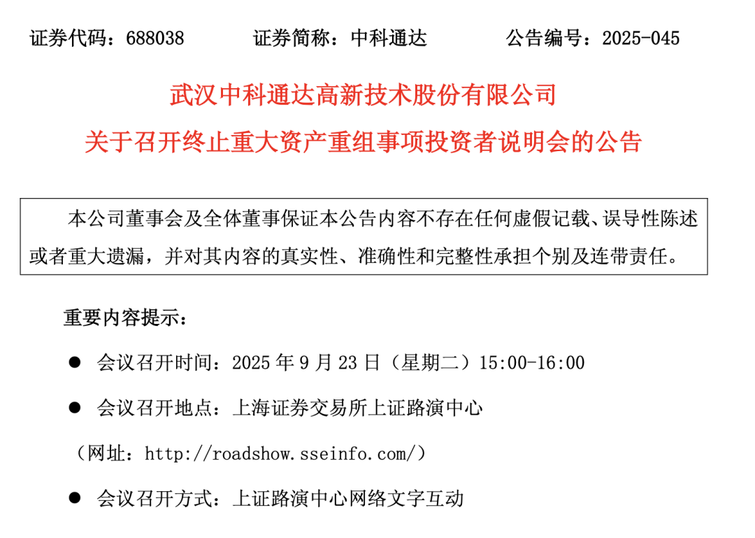 688038,终止重大资产重组